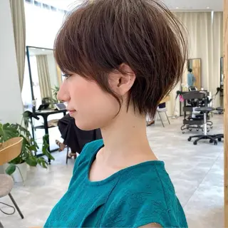 ショート カラー 似合わせカット ×大阪心斎橋/みゅーのヘアスタイル
