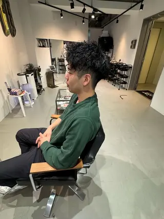 ショート パーマ メンズ Mizuki Yajimaのヘアスタイル