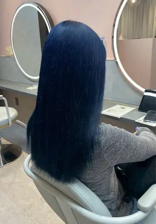 ロング カラー toyohara momokaのヘアスタイル