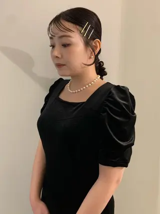 ヘアアレンジ 落合希 Olivebeigeのヘアスタイル