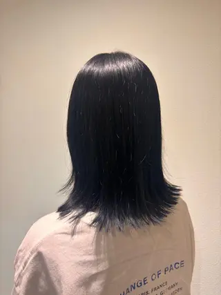 ミディアム 川口 夏歩のヘアスタイル
