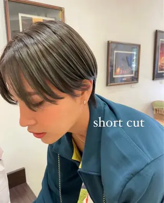 ショート カラー コレットヘアー 田中アヤノのヘアスタイル