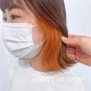 ミディアム 🍒暖色✖️レイヤー /Haruna🍒のヘアスタイル