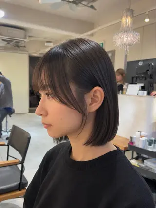 ショート 横浜/カットパーマ モデル/佐藤桃香のヘアスタイル