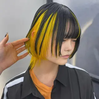 ミディアム カラー Ren. 🦋デザインカラーのヘアスタイル