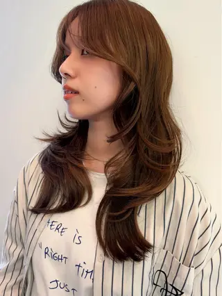 ロング レイヤー/デジパ SAKIのヘアスタイル