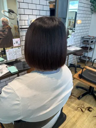 ショート 工藤 璃乃 /ぱつっとボブのヘアスタイル
