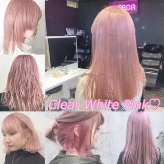 ミディアム カラー ヘアアレンジ 💕ブリーチ/ヘアメ 🎀YUUKAのその他イメージ