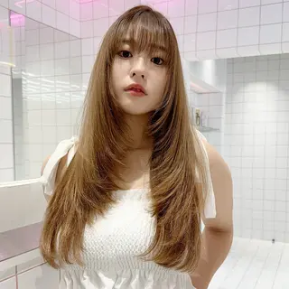 セミロング 💎韓国レイヤー/ 髪質改善💎武村侑哉のヘアスタイル