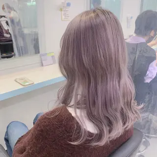 ミディアム カラー 乾かすだけで美髪✨ 髪質改善専門/鈴木遼のヘアスタイル