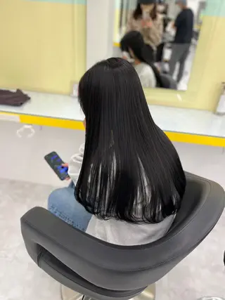 ロング カラー ヘアアレンジ 💖似合わせカラー ブリーチ💖レイヤーのヘアスタイル