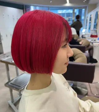 ショート カラー 横浜カラー/ブリーチ 💭SAKI💫のヘアスタイル