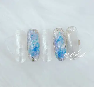 ネイル 胡蝶蘭レディースサロ ンNailMOKAのネイルデザイン