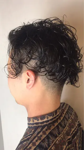 ショート パーマ メンズ BROCANTE立川 karasawa.nのヘアスタイル