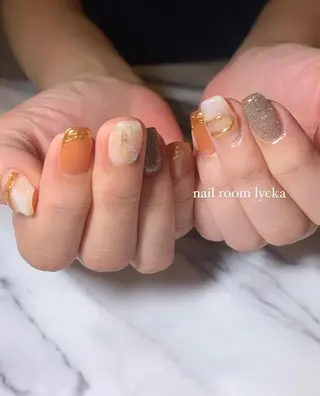 ネイル ネイルルームリッカ 𝐦𝐚𝐲𝐮のネイルデザイン