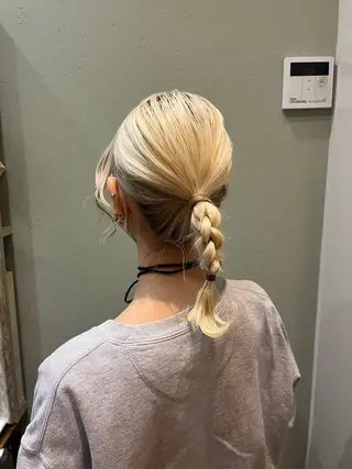 ミディアム ヘアアレンジ ramphy 柴原 夢奈のヘアスタイル
