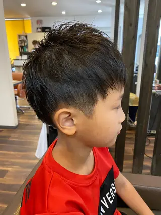 ショート メンズ キッズ 堀 広夢のヘアスタイル