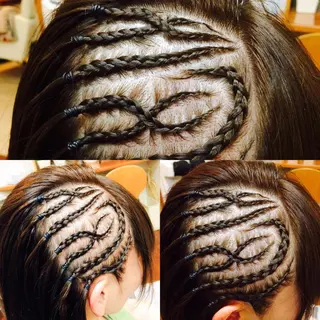 ✨コーンロウ✨ 本田さゃかのヘアスタイル