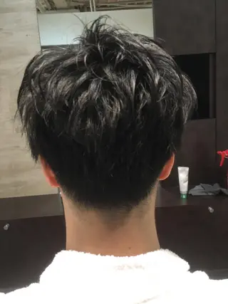 ショート メンズ シムラ カイゲンのヘアスタイル