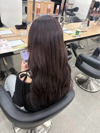 ロング miku/ラベンダー 透明感カラー🪻❤︎のヘアスタイル