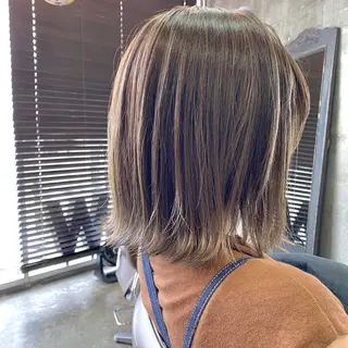 ミディアム カラー ヘアアレンジ 【ダメージレス施術】 【透明感】北村 拓也のヘアスタイル