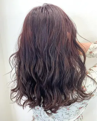 ロング カラー 酸性ストレート/ブリ ーチなし/中村 匠のヘアスタイル