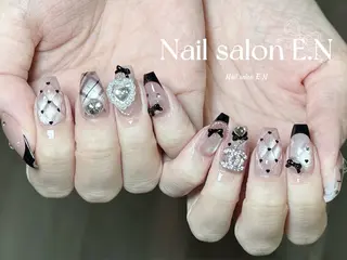 ネイル E.N🦋 長さ出し/持ち込みのネイルデザイン