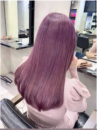 セミロング ボブカット艶髪 酸性ストレート響太のヘアスタイル
