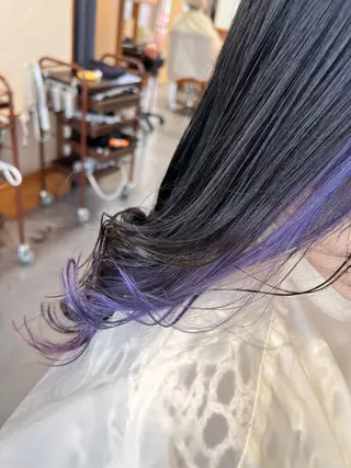 ロング 田中 真理のヘアスタイル