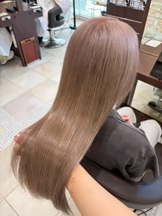 ロング 【暖色ハイトーン】 HARUNA🌼のヘアスタイル