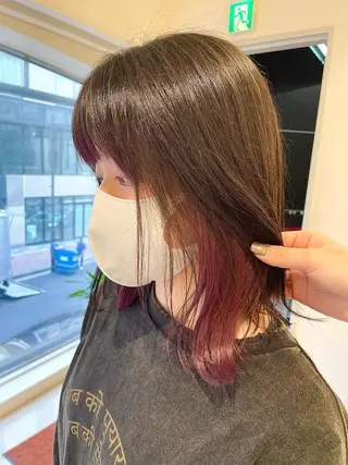 ミディアム HCA studioのヘアスタイル