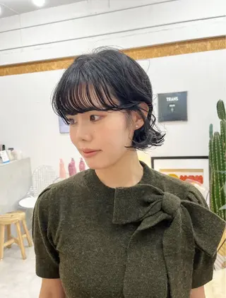 パーマ ボブパーマ🥣KON コンナツミのヘアスタイル