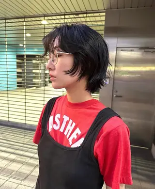 ショート 藤原 怜央のヘアスタイル
