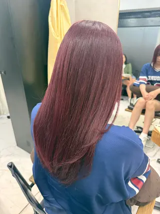 セミロング カラー 透明感カラー/パーマ 🌀アオノのヘアスタイル