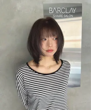 ミディアム 🌈レイヤーカット/ ハイトーン🌈タクマのヘアスタイル