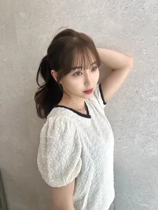 カラー 赤み消し🏹上品甘め トレンドカラー/横浜のヘアスタイル