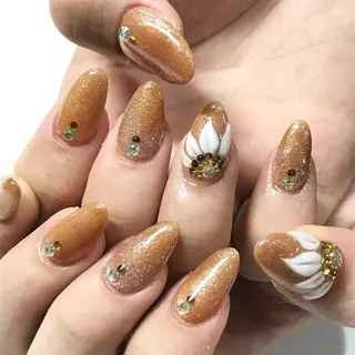 ネイル 渋谷／チップ長さ出し 👑アプレgel-xのネイルデザイン