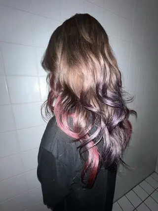 ロング 💥ウルフカット デザインあんな💥のヘアスタイル
