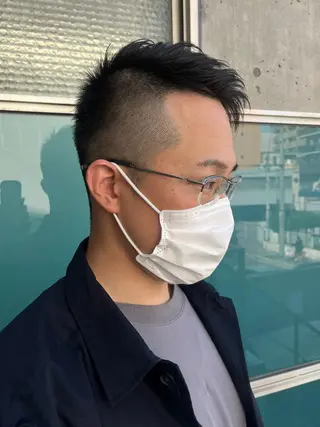 ショート カラー パーマ ヘアアレンジ メンズ キッズ ネイル マツエク・マツパ アイブロウ 久木原 ゆりのヘアスタイル