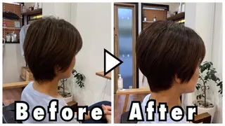 ショート カラー 渡邉 佑典のヘアスタイル