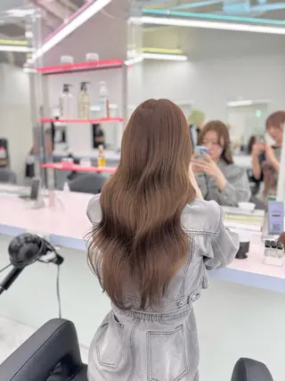 ロング カラー ヘアアレンジ 💘Risa💘/ミ ルクティ/ハイトーンのヘアスタイル