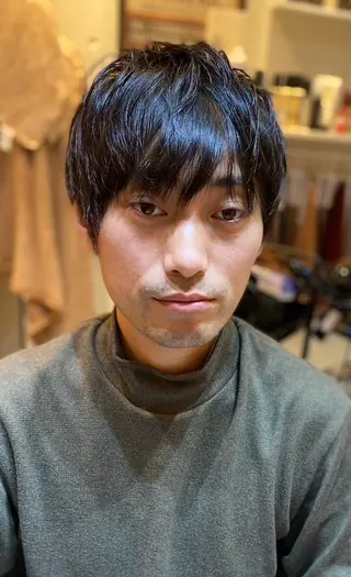 パーマ メンズ 平松 舞衣のヘアスタイル
