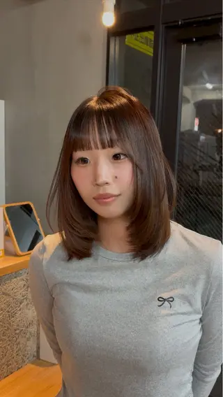 ミディアム nanami🏷🤎 ベージュ/レイヤーのヘアスタイル