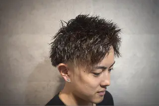 ショート パーマ メンズ 中西 将斗のヘアスタイル