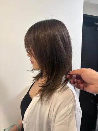 ミディアム 光岡 玲遠のヘアスタイル