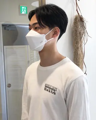 ショート メンズ 柳田 駿のヘアスタイル