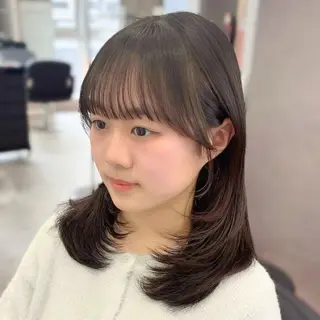 ミディアム TheEct🫧ca now SUZUNOのヘアスタイル
