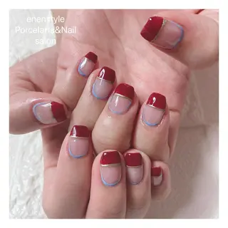 ミディアム ネイル 🐾enen style 🐾のネイルデザイン