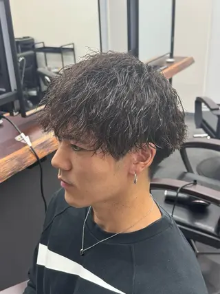 パーマ メンズ 柏メンズカットパーマ NO.1タイチのヘアスタイル