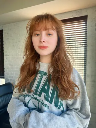 ロング カラー ❤️アヤカ レイヤーカット❤️のヘアスタイル